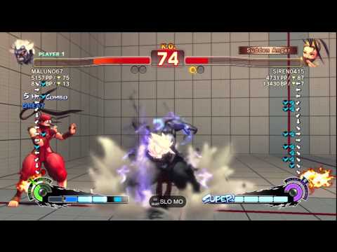 MALUNO67 [Oni] vs. SIREN0415 [Ibuki] | SSF4 Arcade Edition