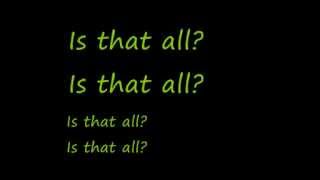 U2-Is That All? (Lyrics)