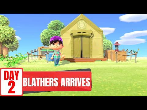 Blathers Arrives | Let's Play Animal Crossing New Horizons | Day 2 (Part 1/2)