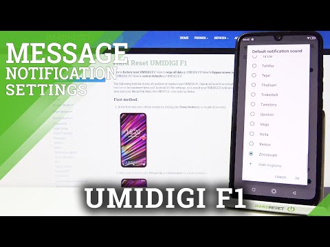 Notification Tones on UMIDIGI F1