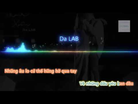 Thanh xuân Karaoke/ Beat/ Lyrics | Dalab | Nhạc trẻ/ Vpop