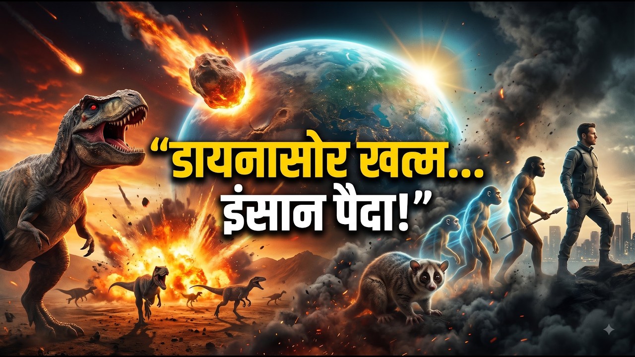 66 Million Years Ago: एक एस्टेरॉयड ने डायनासोरों को खत्म किया और इंसान की कहानी शुरू हुई! 😱