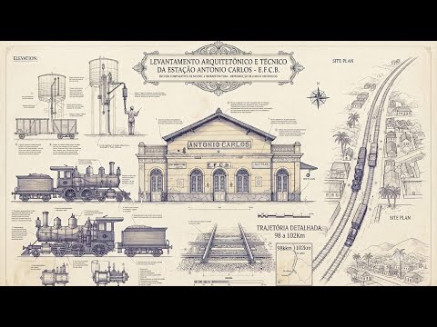 98 a 102 Km de Trajetória de S. João Del Rei a Antônio Carlos ( A História da E. F. Oeste de Minas )