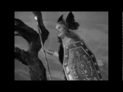 Kirsten Flagstad - Brünnhilde's battle cry "Ho jo to ho !" (Die Walküre, Wagner)