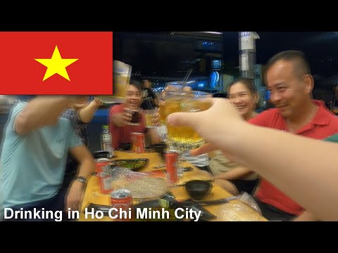 Vlog #43 - Uma noite de bebedeira na cidade de Ho Chi Minh, Vietnã 🇻🇳