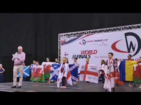 Rebeca Maria Zamfir (10) - Prize Giving for Schindler`s List - Dance World Cup 2021 - Telford, UK