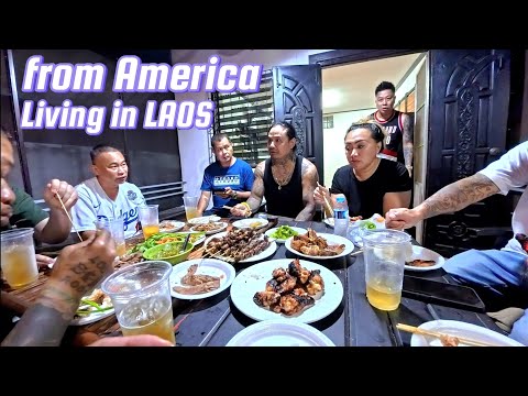 New life in Laos with friends from American / renting house 
