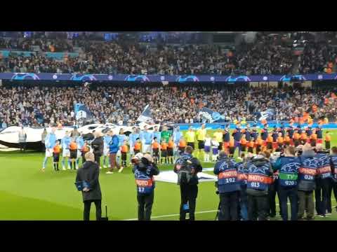 Manchester City vs Crvena Zvezda Belgrade 3-1 (0-1) Champions League song 19/09/2023