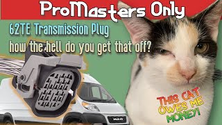 62TE transmission Electrical plug connector removal - Promaster Caravan  Journey Town Country 200