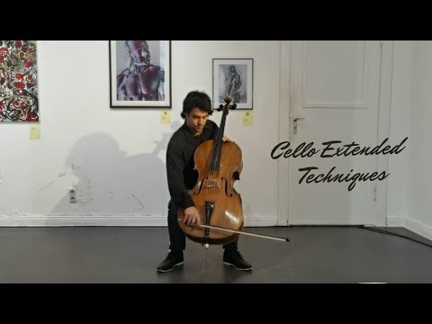 Cello Extended Techniques  - Bartok Pizz