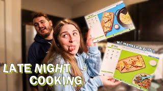 LATE NIGHT COOKING WITH MARISSA & GRIFF: Quesadillas + a really easy marg hack lol
