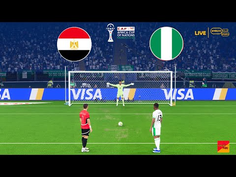 EGYPT vs NIGERIA | Penalty Shootout | 3 RD PLACE CAF Africa Nations Cup 2025 | eFootball PES