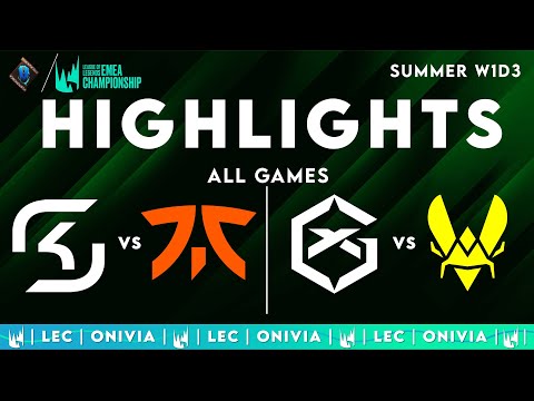 LEC Highlights ALL GAMES Week 1 Day 3 | LEC Summer 2025
