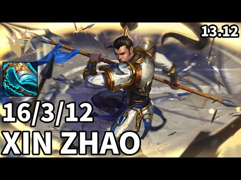 Xin Zhao Jungle vs Nidalee - EUW Master | Patch 13.12