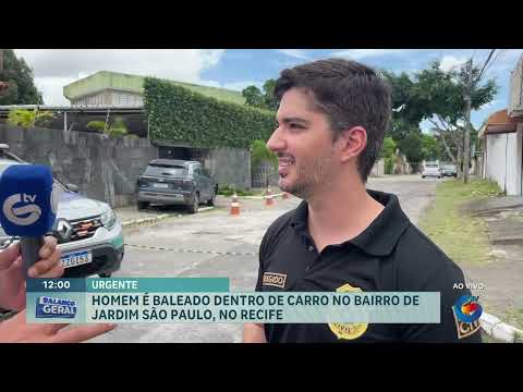 Homem é baleado dentro do próprio carro no bairro de Jardim São Paulo