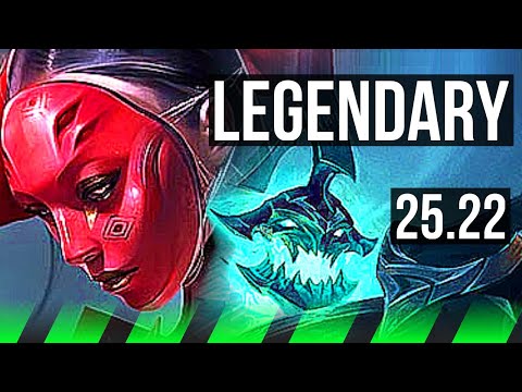 ELISE vs HECARIM (JGL) | Legendary | KR Grandmaster | 25.22