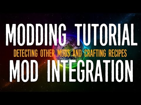 CJMinecraft - Minecraft Modding Tutorial | Mod Integration - Detecting other mods & Crafting Recipes (1.8.9)