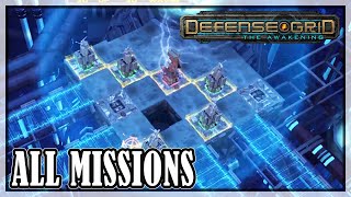 Defense Grid The Awakening - All story missions, gold medal [Tower Defense]