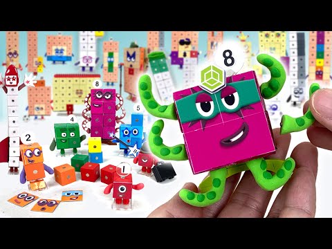 How to Make Your Own Numberblocks Toys - Magnetic Cubes Poseable Figures (Instructions for 1-30)