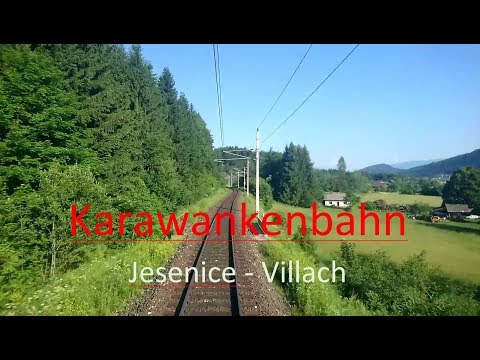 🇸🇮🇦🇹 Führerstandsmitfahrt | Cab Ride | Karawankenbahn | Jesenice - Villach | BR 110 [HD]