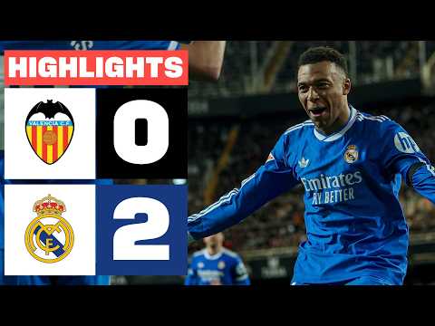 VALENCIA CF 0 - 2 REAL MADRID | RESUMEN LALIGA EA SPORTS