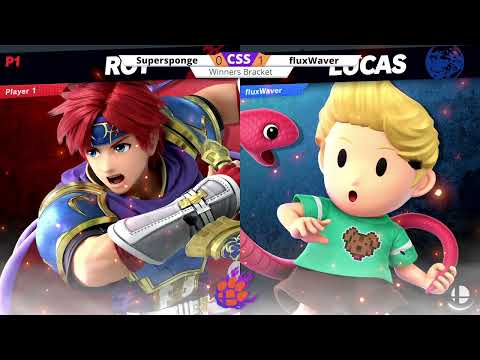 Clemson Smash Series 29 - Winners - Supersponge (Roy) vs. fluxWaver (Lucas) - SSBU