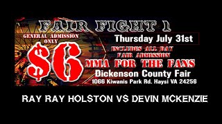 preview picture of video 'UrFight Fair Fight 1 Ray Ray Holston vs Devin McKenzie 2014-07-31'