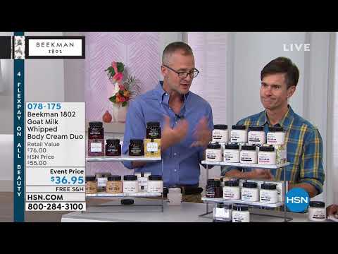 Beekman 1802 Pure Goat Milk Whipped Body Cream Duo AutoS...