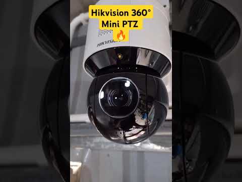 Hikvision 360° Mini PTZ Camera 🔥🛑✅#ptzcamera #hikvision #camera #india #dahua #cpplus