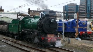 preview picture of video '3642 Steam/Diesel Shuttle Trip from Kogarah to Hurstville 8-06-13'