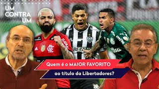 ‘Cara, o maior favorito ao título da Libertadores é o…’: Flamengo, Palmeiras e Galo geram debate