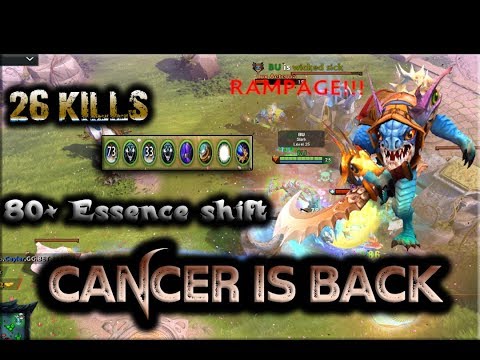 Dota 2 - MU Rampage [Slark] permanently agility stolen |Cancer Patch 7.20 |
