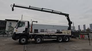Renault C 430.32+HIAB 228ES-4+4EXT platform truck for sale - Image 4 | Autoline BW Renault C 430.32+HIAB 228ES-4+4EXT platform truck | Image 4 - Autoline