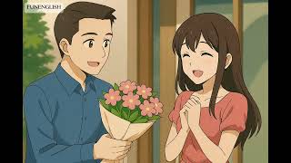 Simple English Conversation | Anime Story for Beginners