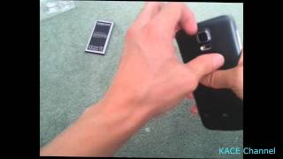 How to remove back cover of Samsung smart phone Galaxy S5