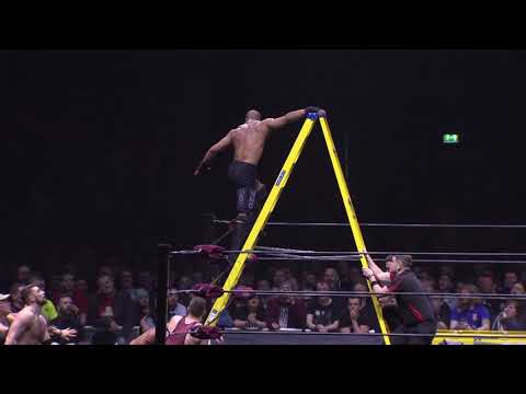 Jody Fleisch moonsaults off a ladder at ICW Fear & Loathing X!