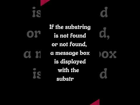 How to use 'Instr Function' in VBA | Visual Basic Application