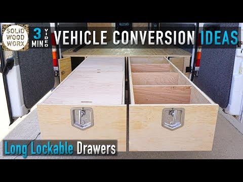 MASSIVE Lockable Storage Drawers