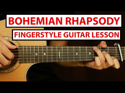 Queen – Bohemian Rhapsody | Fingerstyle Guitar Lesson (Tutorial) How to Play Fingerstyle