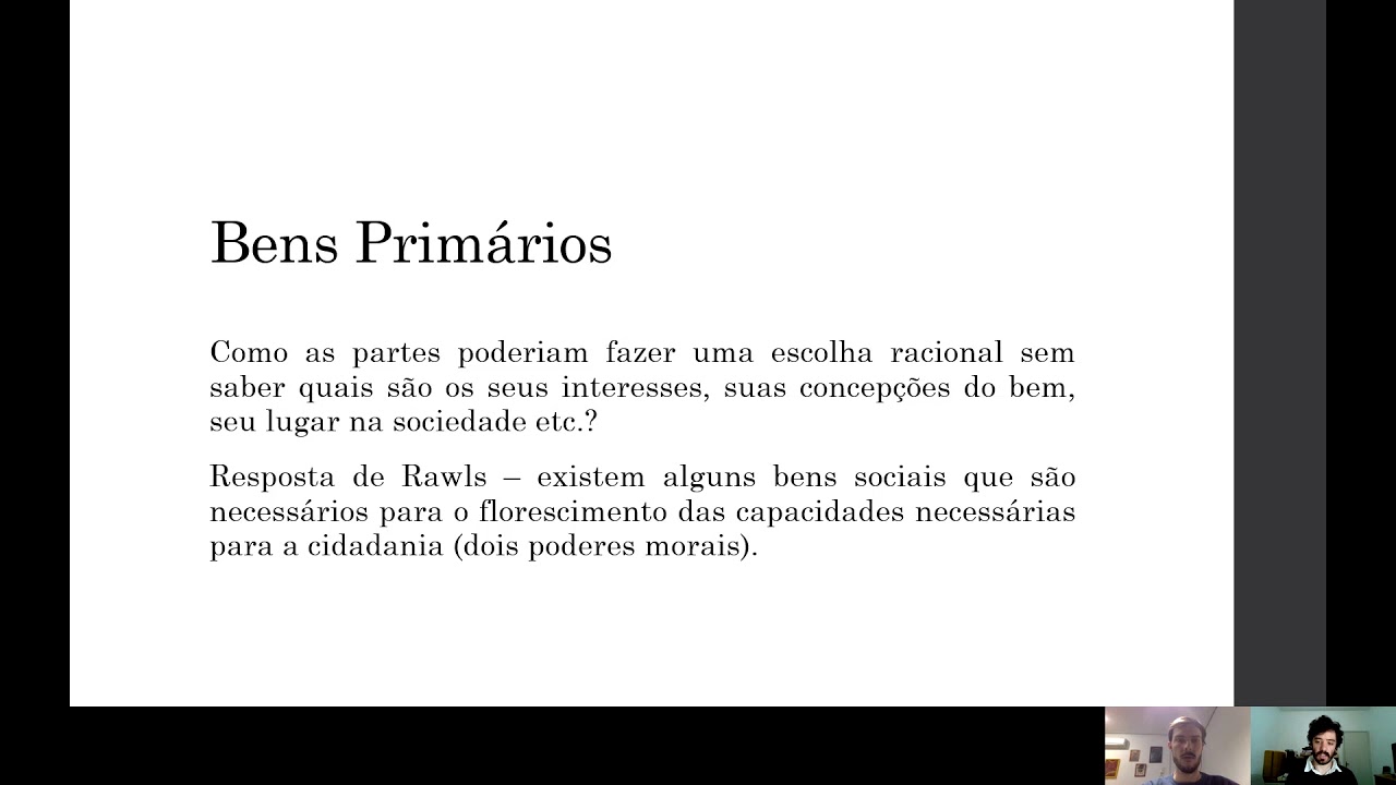 John Rawls parte 3 de 3 (Aula 13)