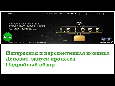 BnButton/Click - Перспективная новинка. Депозит, запуск процесса. Подробный обзор, 2023-11-12