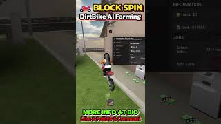 š„ Block Spin DirtBike AutoFarm is finally here ā Updated for 2025! #blockspin #robloxscript