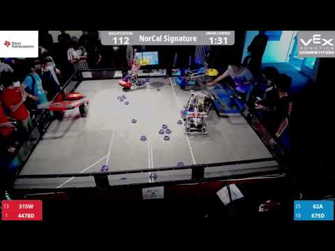 NorCal Signature Event | 315W 4478D vs 62A 675D | Q112 | VEX Tipping Point