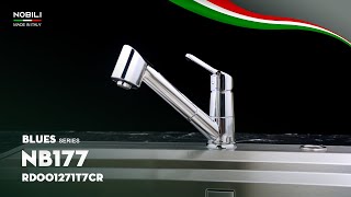 VÒI RỬA BÁT DÂY RÚT NOBILI BLUES NB177 video 1