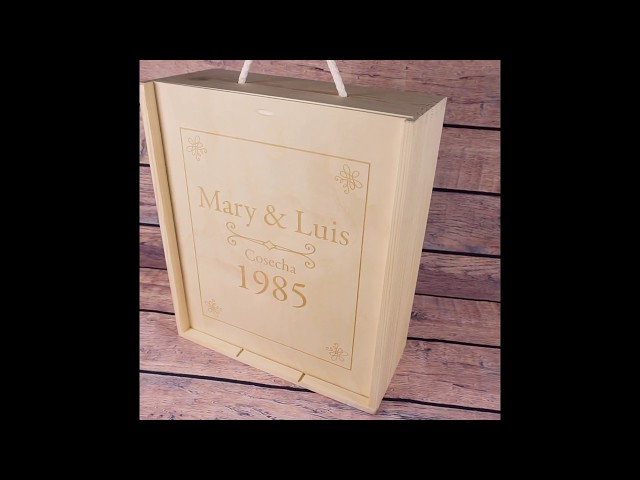 Vídeo relacionado con CALLE DEL REGALO Caja de Madera Personalizada con Foto para Mamá | Regalo Original Día de la Madre y Baby Shower | Joyero y Organizador de Recuerdos con Tapa Personalizable