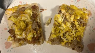 Breakfast pizza from scratch easy convenience food to make ahead
