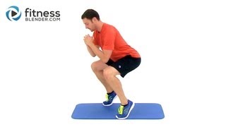 43 Minute Low Impact Workout for Endurance - Descending Ladder Total Body Burnout Challenge