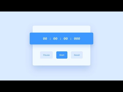 Stopwatch Using Javascript _ With Free Source Code