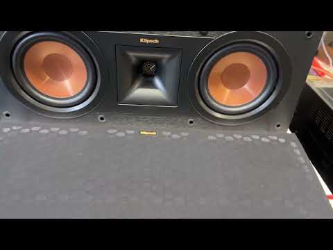 Klipsch R-25C Center Channel Speaker Black; Tested