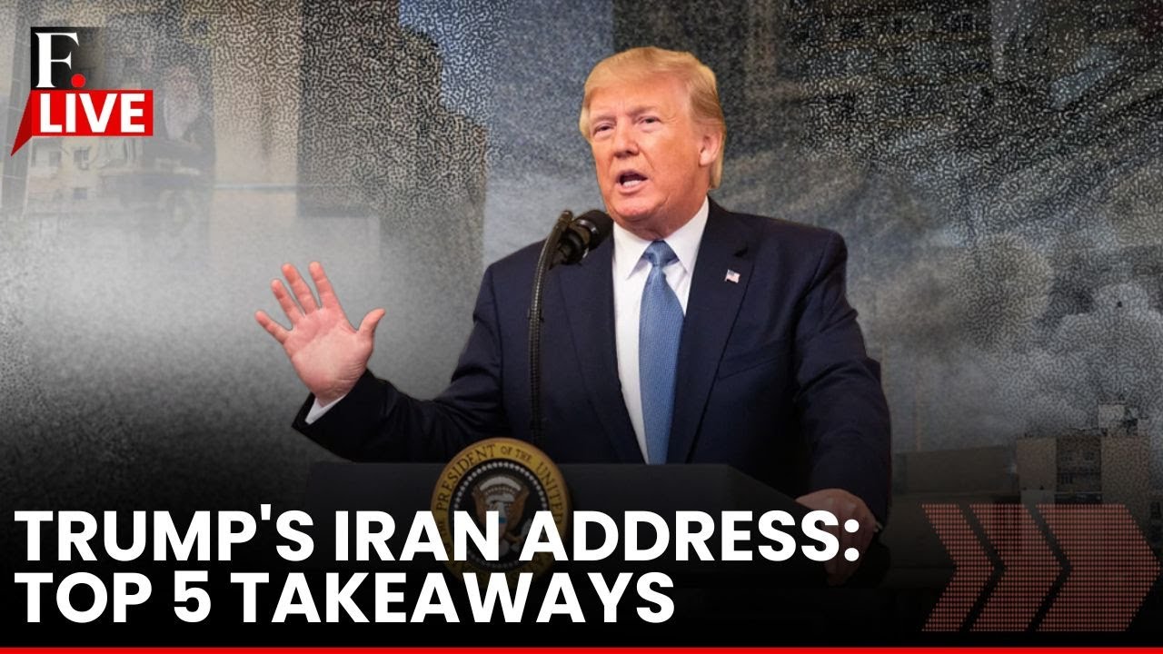 US Iran War LIVE: Top 5 Key Takeaways From Trump Speech That Sent Oil Prices Soaring